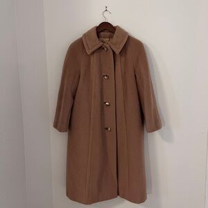 100% Wool Sycamore Coat with Vintage Button Closure